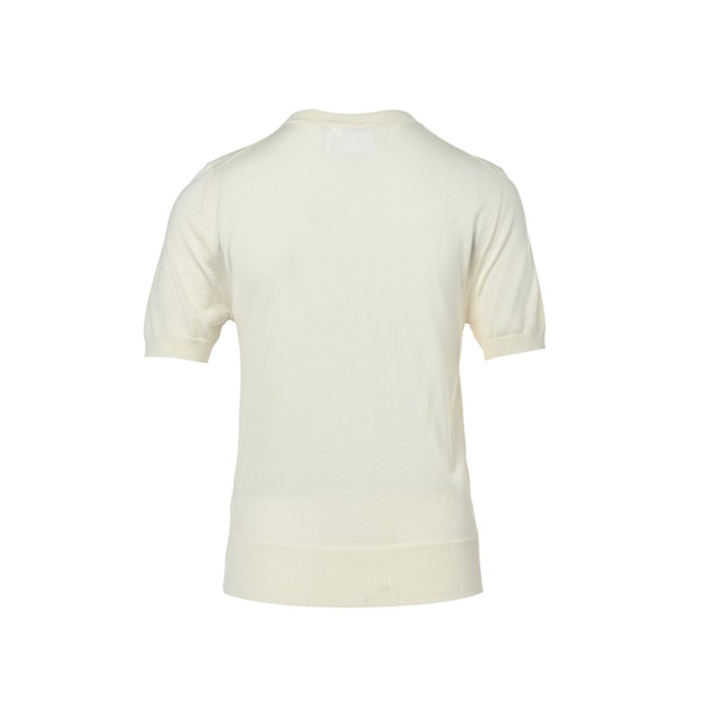 Cream Graphic Print Short Sleeve T-Shirt view