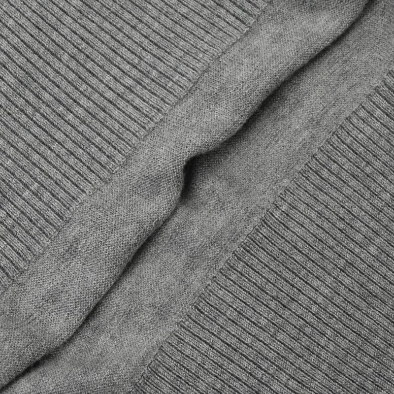 Grey Striped Sleeve Crewneck Sweatshirt view