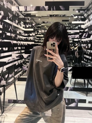 Acne Studios Black Logo T-Shirt view 3