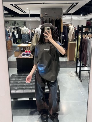 Acne Studios Black Logo T-Shirt view 4