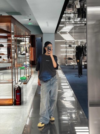 Acne Studios Black Logo T-Shirt view 5