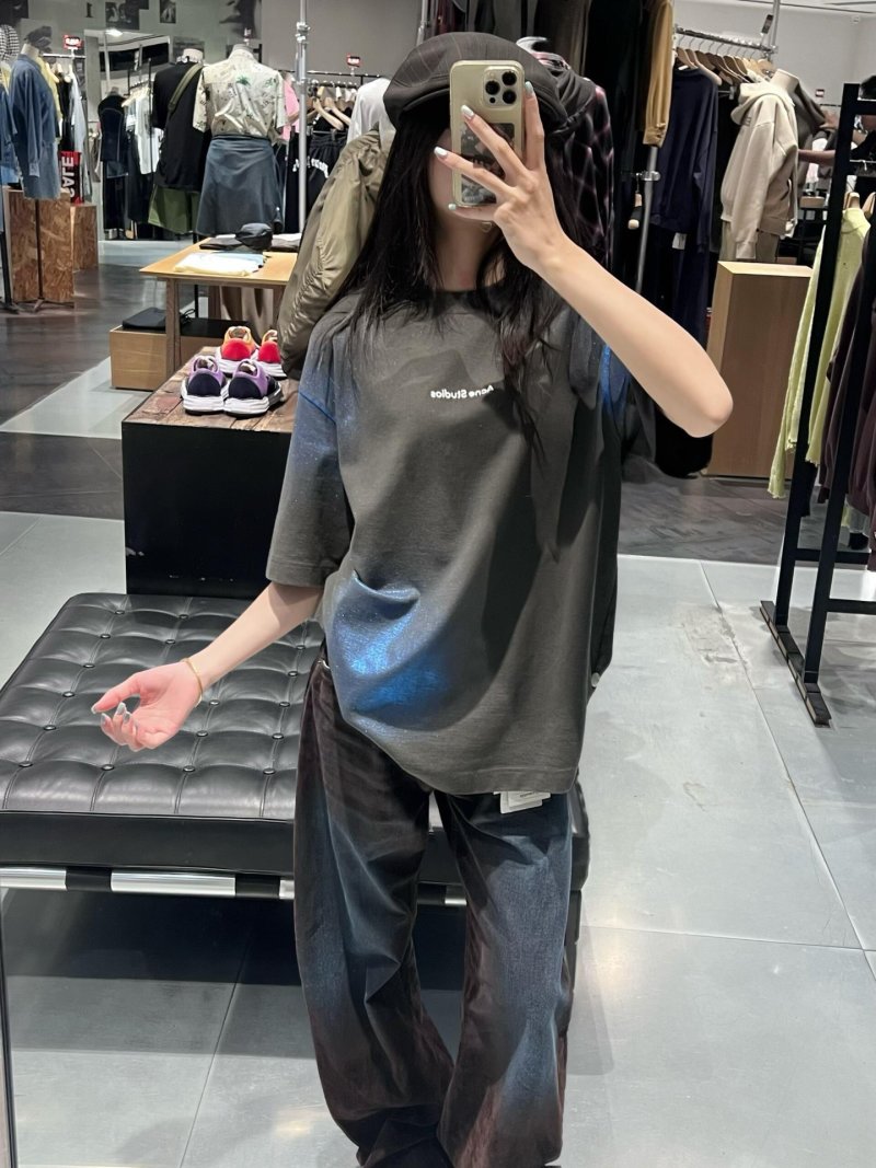 Acne Studios Black Logo T-Shirt view