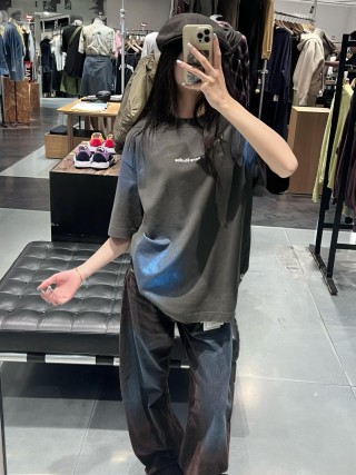 Acne Studios Black Logo T-Shirt view 6