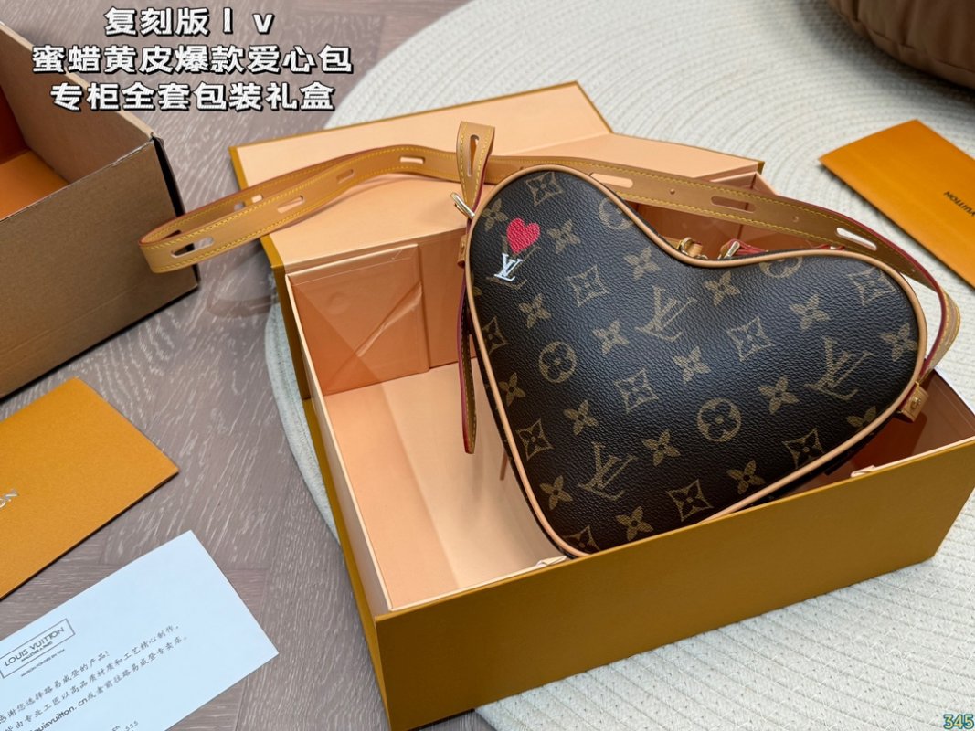 Louis Vuitton Monogram Heart Mini Onthego Bag Beeswax Yellow view