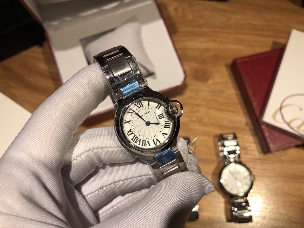 Cartier Ballon Bleu Inspired Couple Watch - Steel