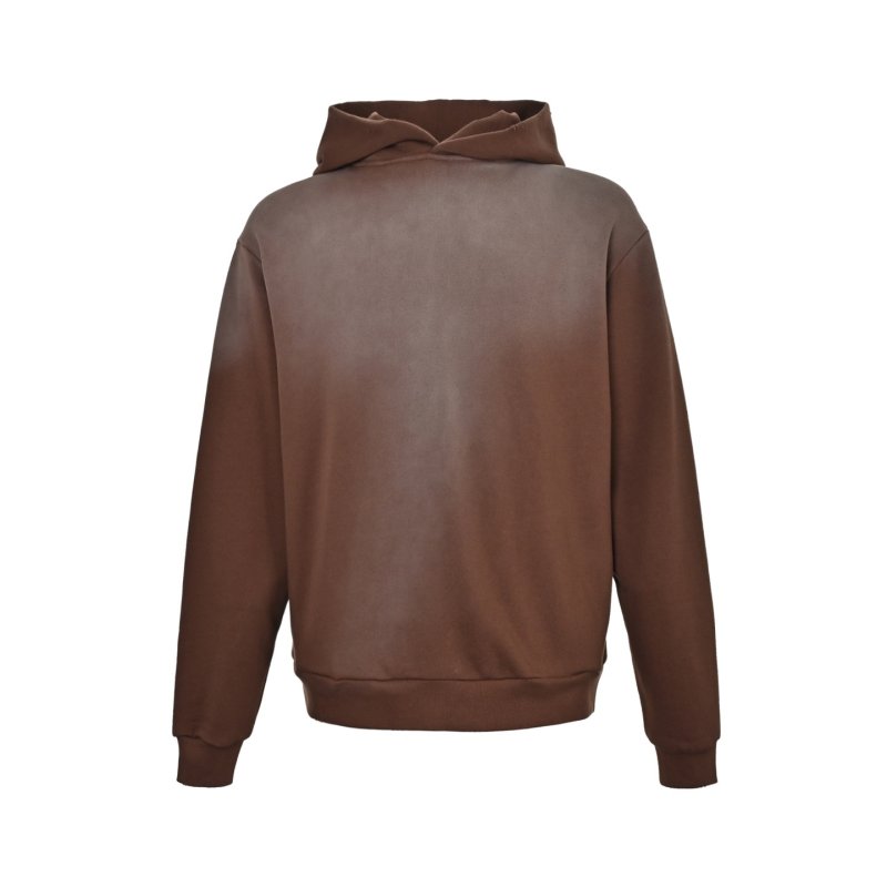 Brown Oversized Graphic Hoodie view