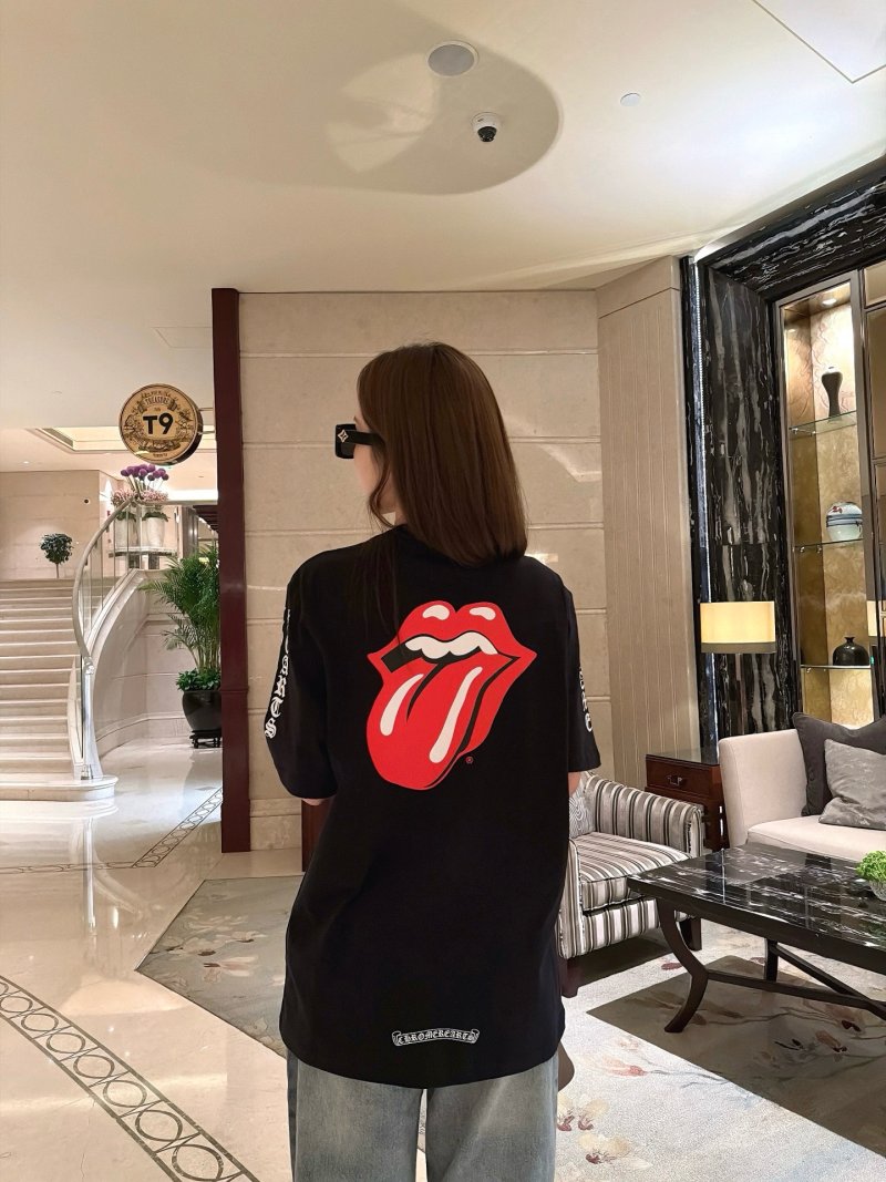The Rolling Stones Tongue Logo Black T-Shirt view