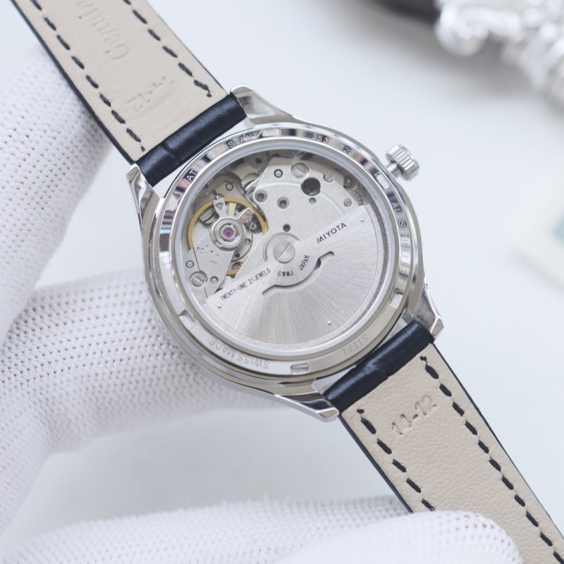 Vacheron Constantin Diamond Bezel Ladies Watch - Silver & Navy view