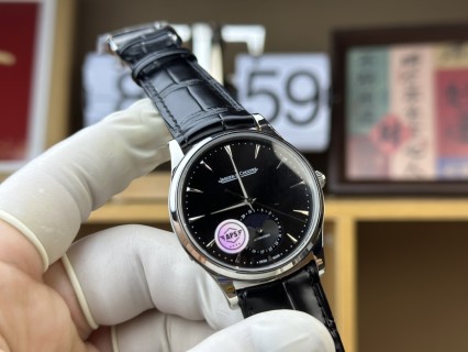 Jaeger-LeCoultre Master Moonphase Black Dial Watch view 3