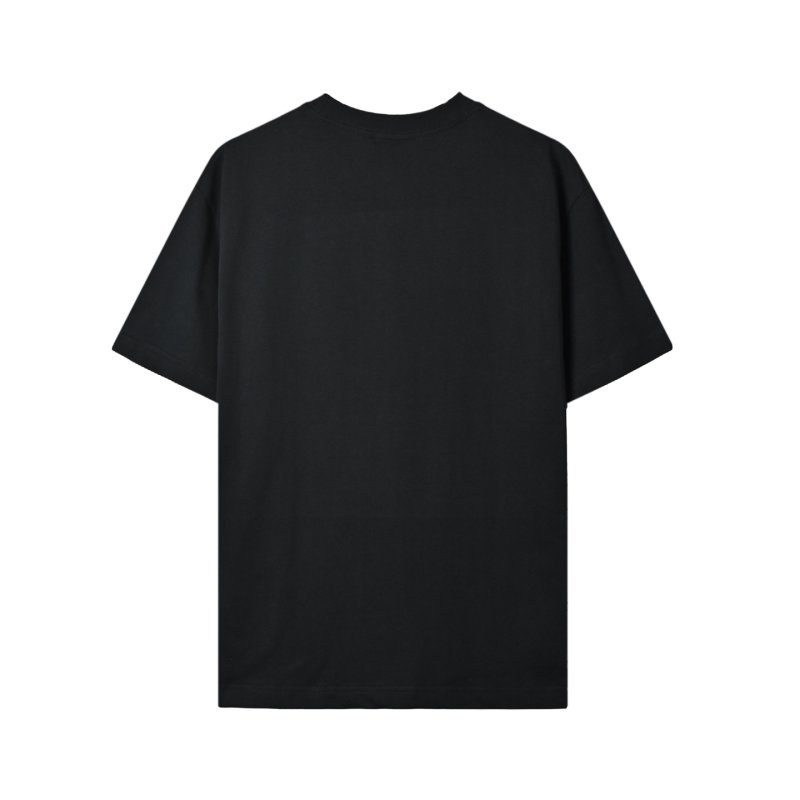 Balenciaga Charcoal Logo Print Short Sleeve T-Shirt view