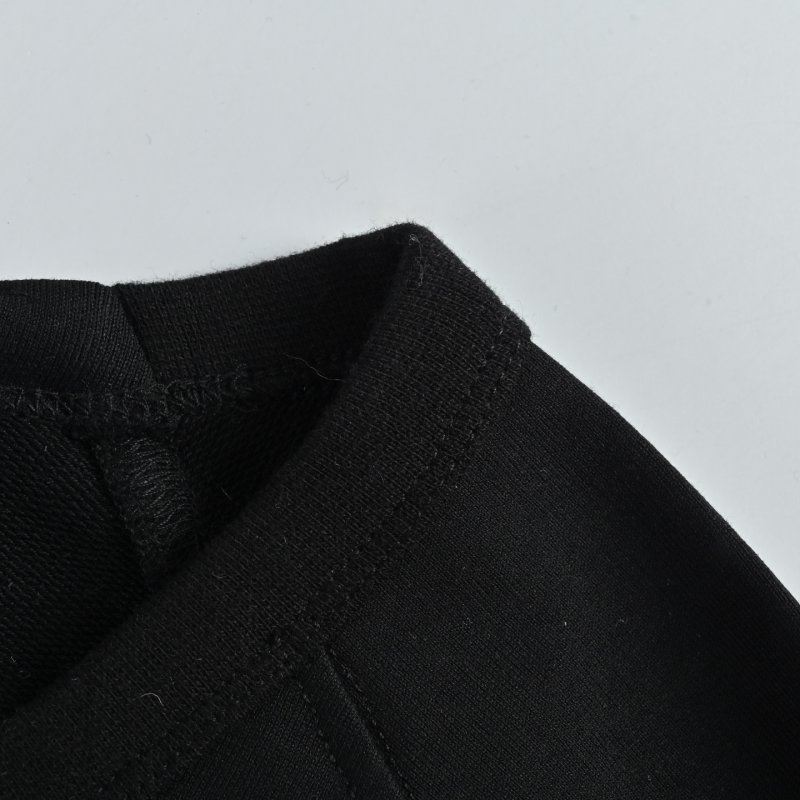 Essentials Black Oversized Hoodie view