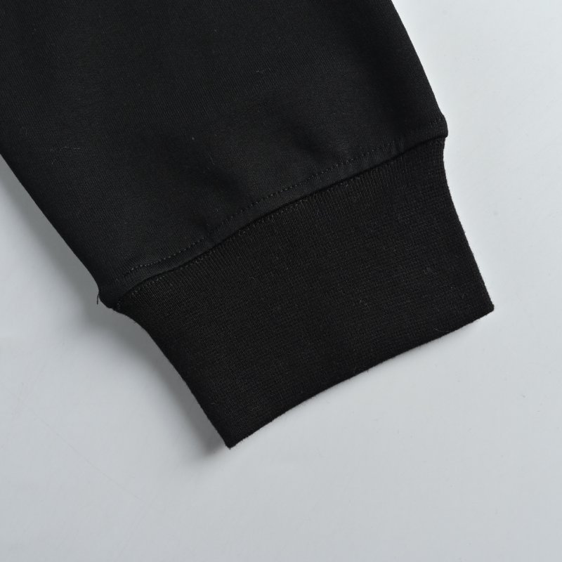 Essentials Black Oversized Hoodie view