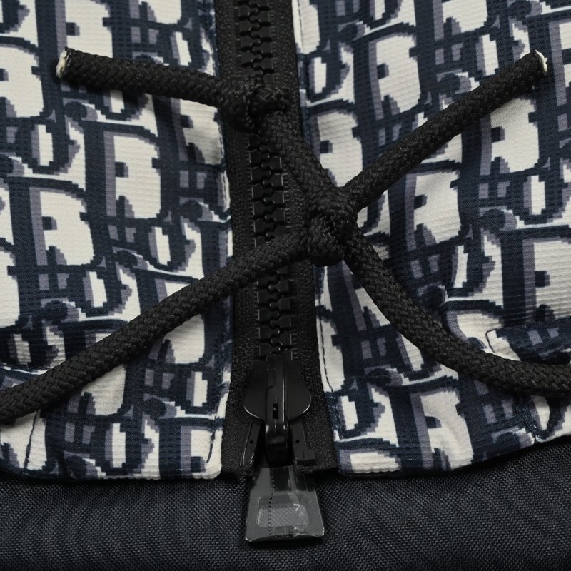 Dior Monogram Puffer Gilet Black Navy view