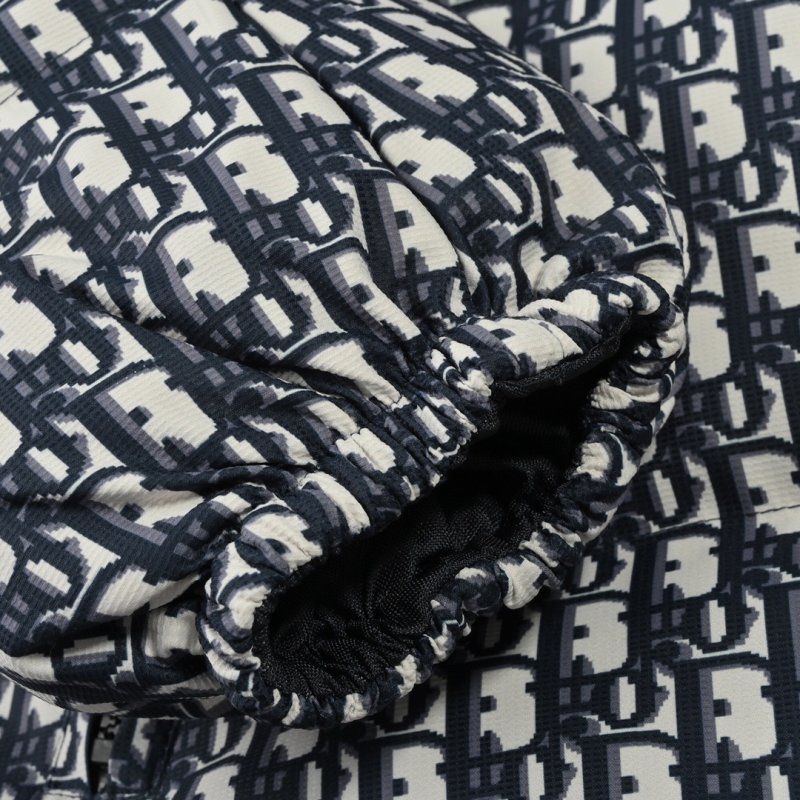 Dior Monogram Puffer Gilet Black Navy view