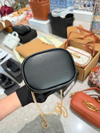 Coach Ava Mini Box Bag Black Signature view 6