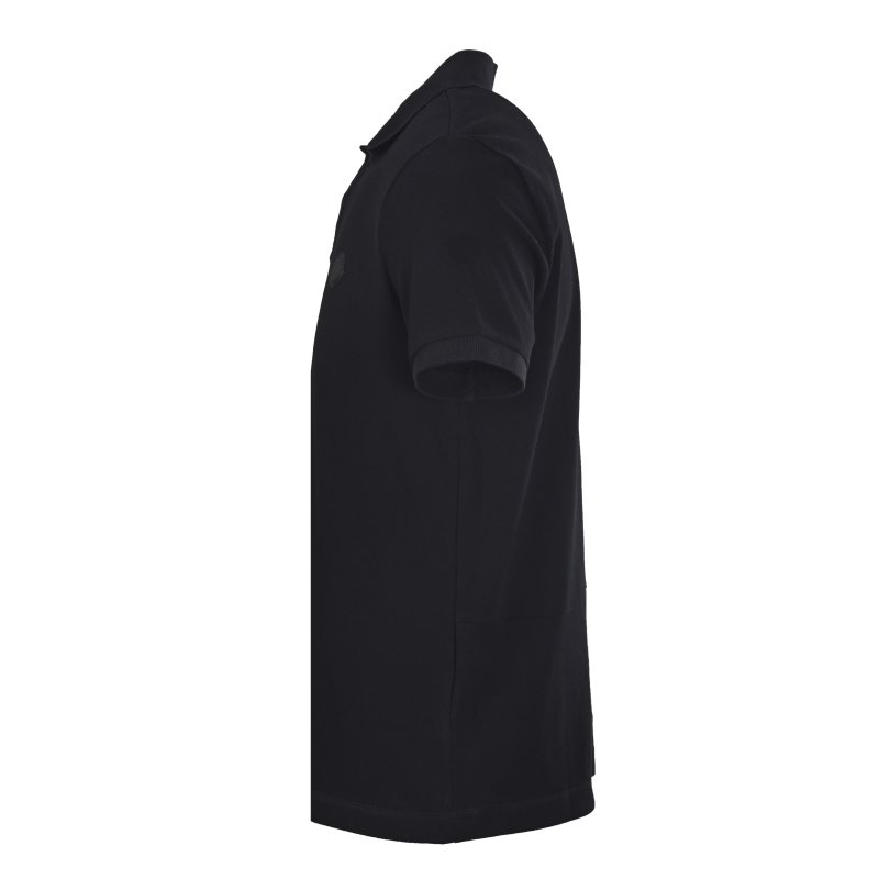 Moncler Black Short Sleeve Polo Shirt view