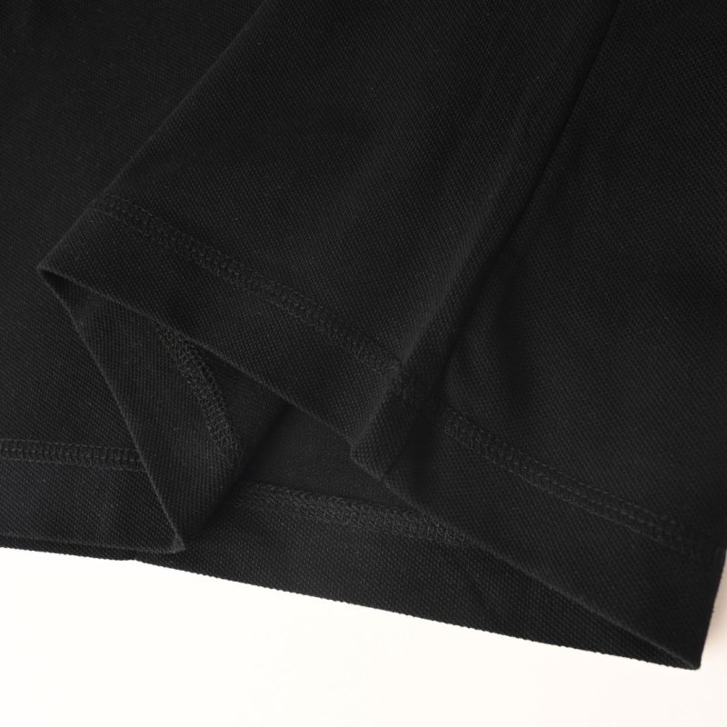 Moncler Black Short Sleeve Polo Shirt view