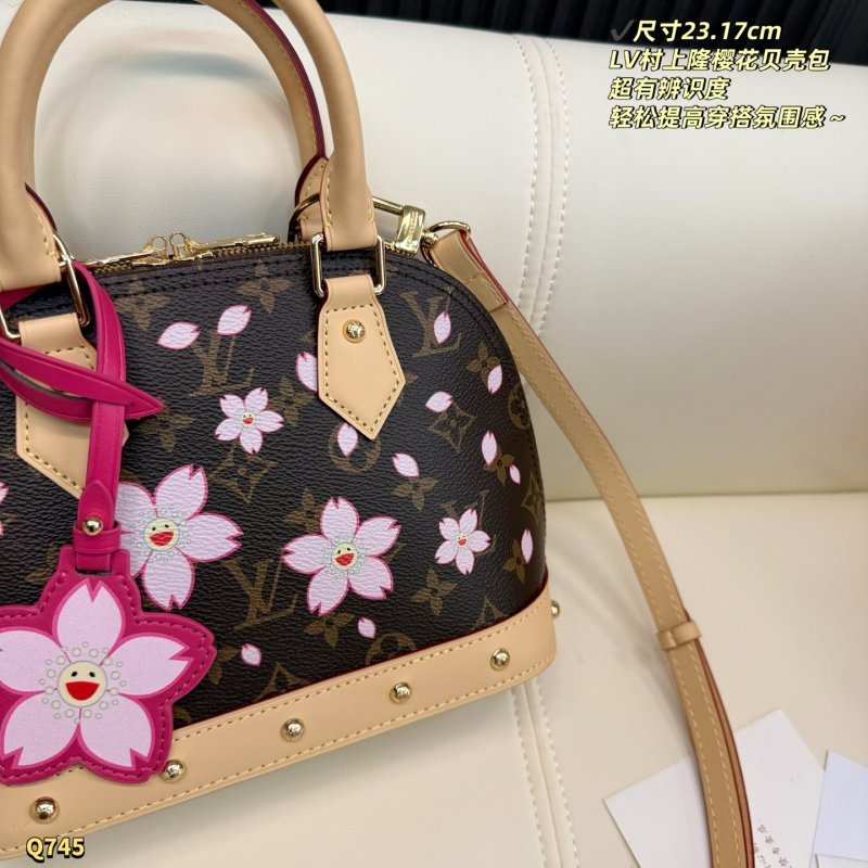 Louis Vuitton Monogram Cherry Blossom Shell Bag Pink view