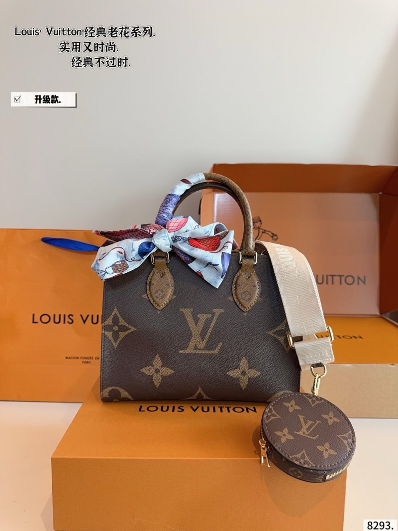 Louis Vuitton OnTheGo Monogram Tote Bag - Black
