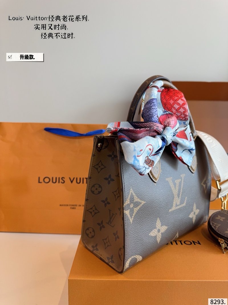 Louis Vuitton OnTheGo Monogram Tote Bag - Black view