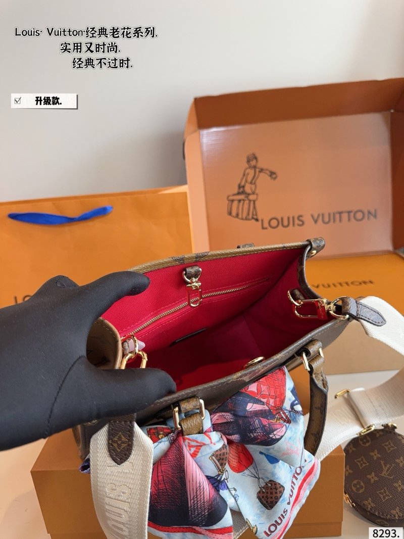 Louis Vuitton OnTheGo Monogram Tote Bag - Black view