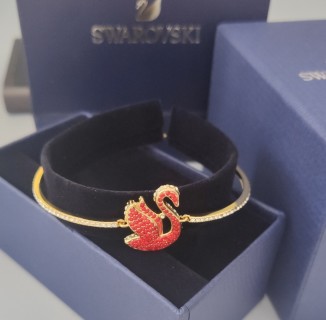 Swarovski Iconic Swan Red Crystal Bracelet view 6