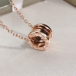 Bvlgari B.zero1 Spring Rose Gold Pendant Necklace