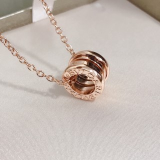 Bvlgari B.zero1 Spring Rose Gold Pendant Necklace view 2