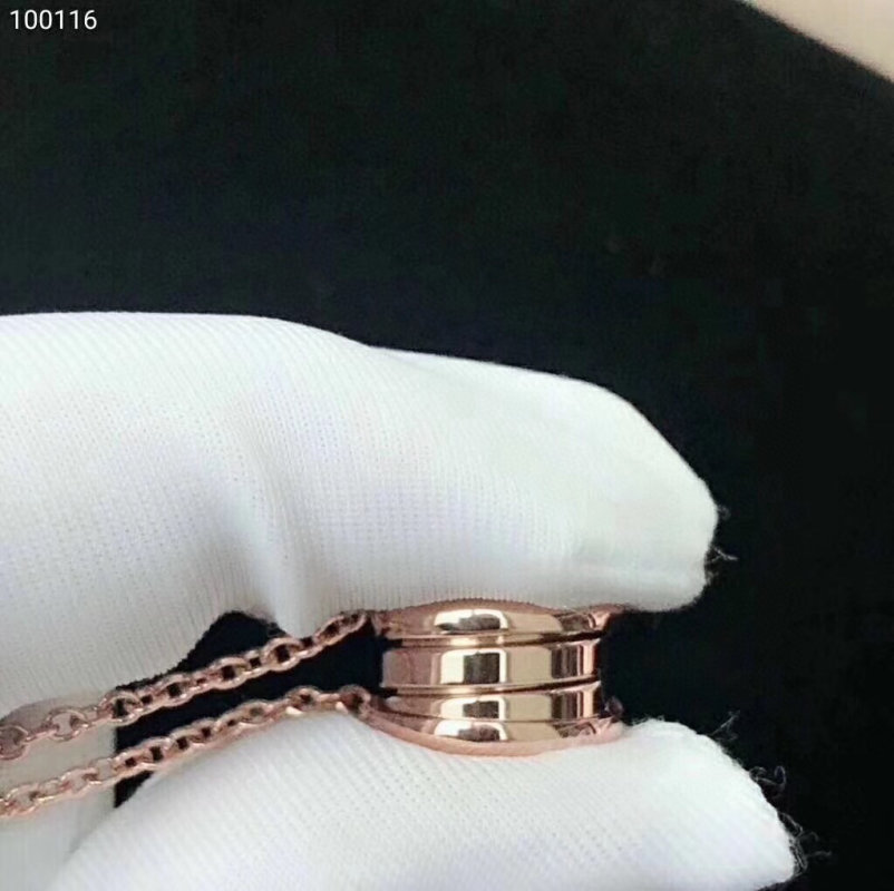 Bvlgari B.zero1 Spring Rose Gold Pendant Necklace view