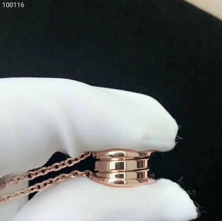 Bvlgari B.zero1 Spring Rose Gold Pendant Necklace view 5