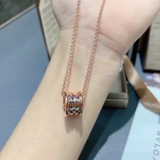 Bvlgari B.zero1 Spring Rose Gold Pendant Necklace view 6