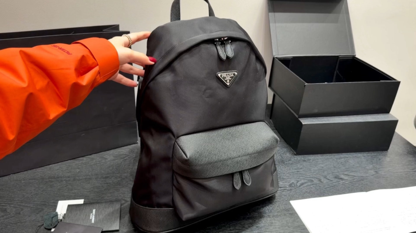 Prada Nylon Backpack Black