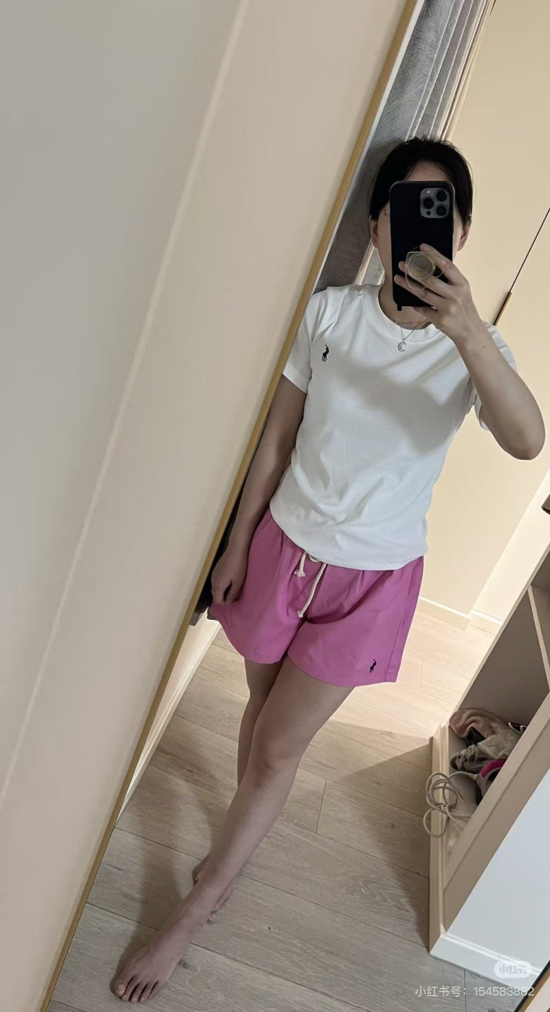 Polo Ralph Lauren Women's Pink Athletic Shorts