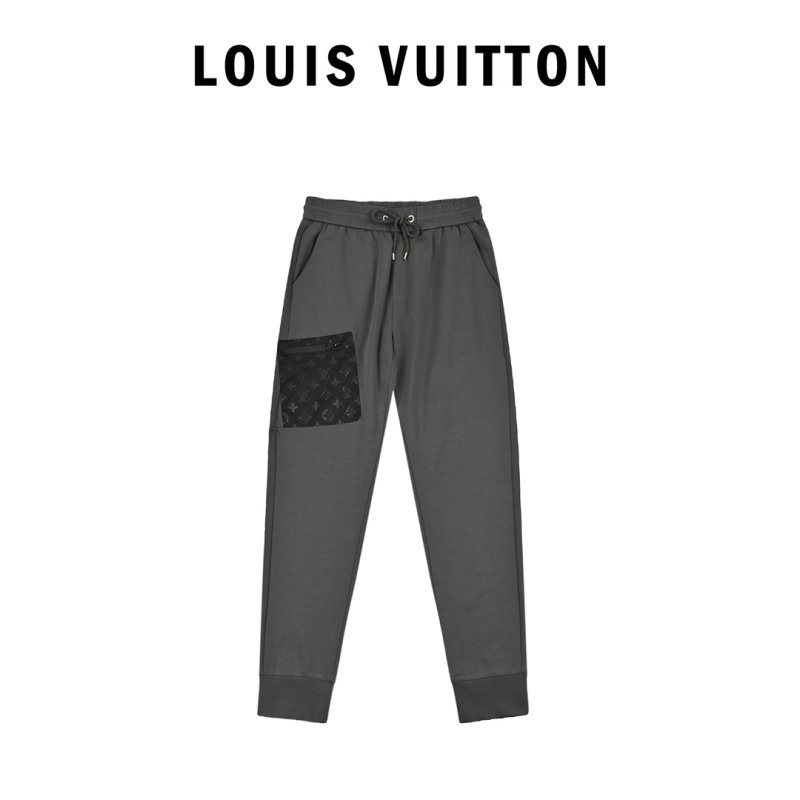 Purple Tapered Jogger Pants view