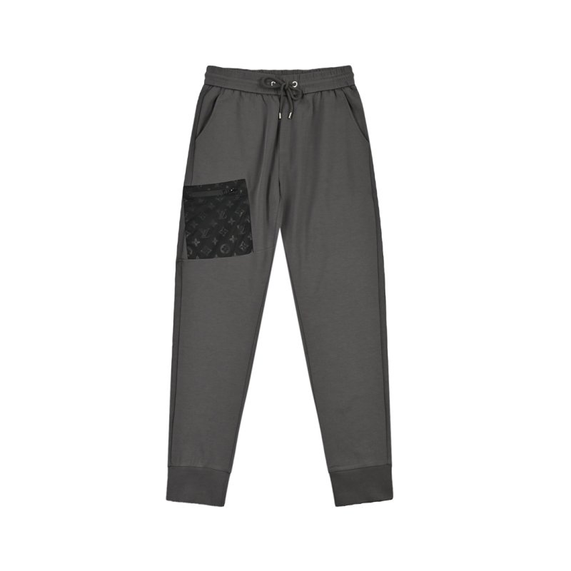 Purple Tapered Jogger Pants view