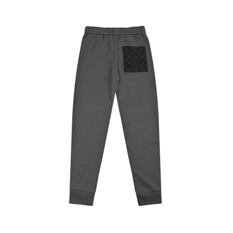 Purple Tapered Jogger Pants view