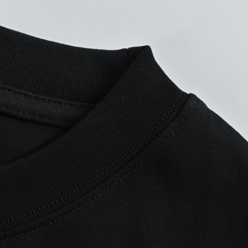 Dior Black Dog Embroidered Short Sleeve T-Shirt view