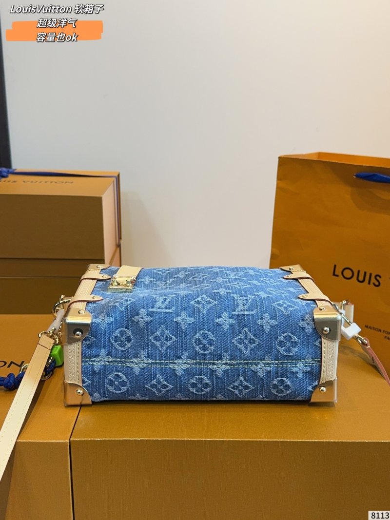 Louis Vuitton Trunk Soft Case Denim Blue Monogram view