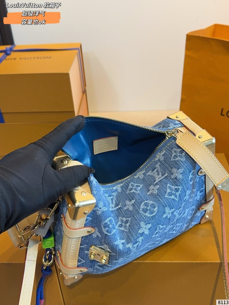 Louis Vuitton Trunk Soft Case Denim Blue Monogram view