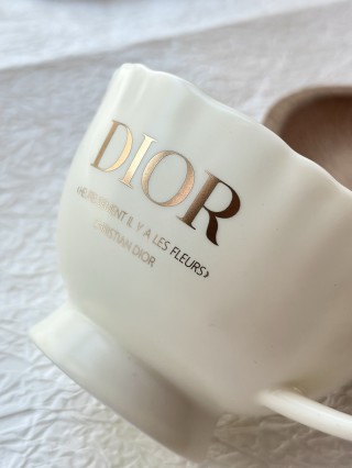 Dior Lily of the Valley Ceramic Mug – Cream