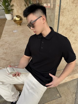 Ralph Lauren Black Short Sleeve Polo Shirt view 8