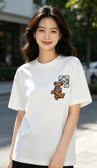 Loewe Teddy Bear Logo White T-Shirt