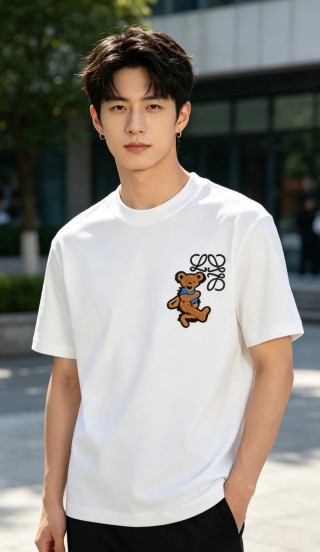 Loewe Teddy Bear Logo White T-Shirt view 3