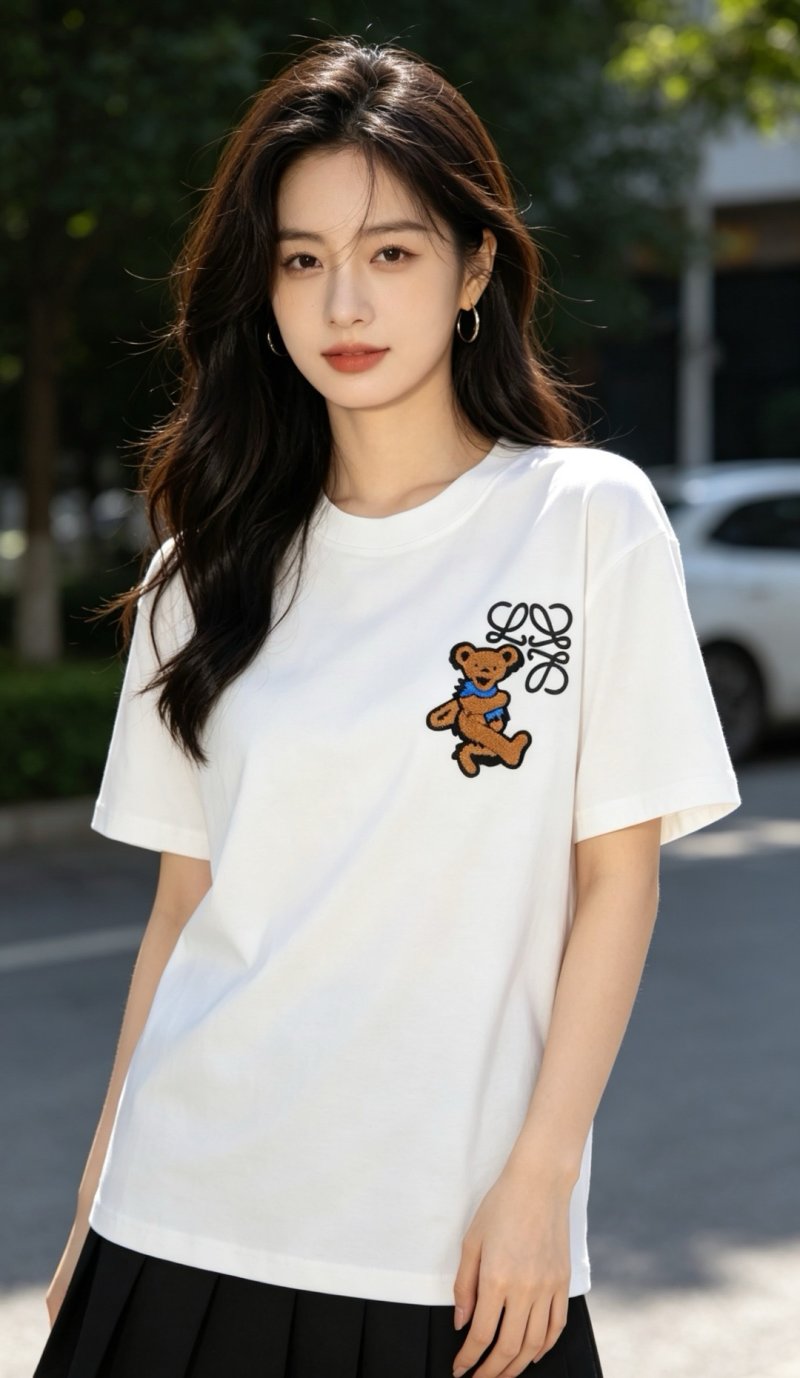 Loewe Teddy Bear Logo White T-Shirt view