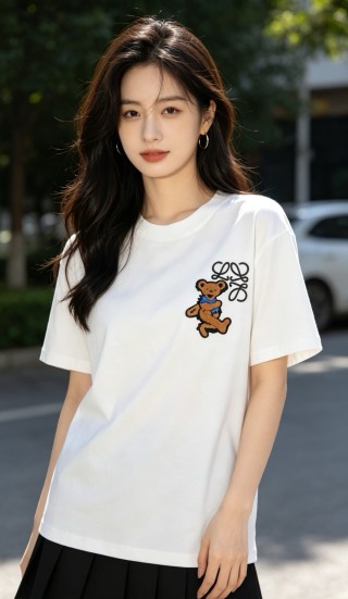 Loewe Teddy Bear Logo White T-Shirt view 5