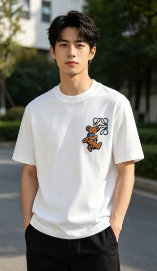 Loewe Teddy Bear Logo White T-Shirt view 6