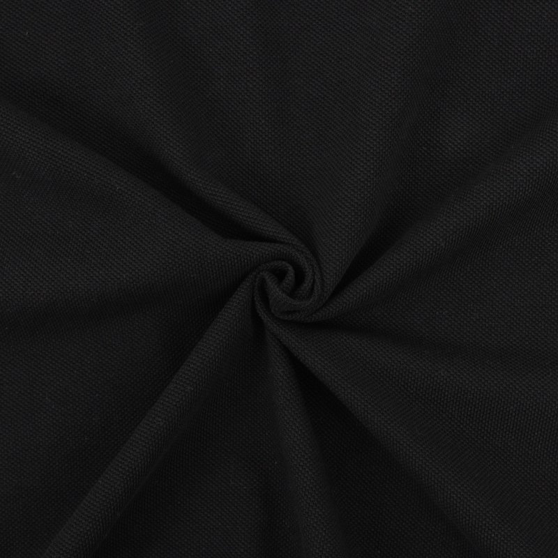Moncler Black Polo Shirt with Red Collar Trim view