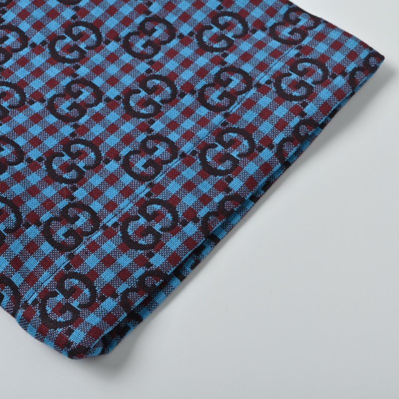 Blue Checkered Short Sleeve Casual Shirt view