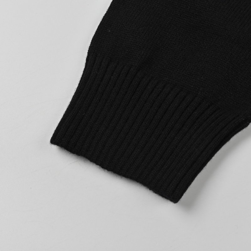 Miu Miu Black Cropped Cardigan with Cold-Shoulder Detail view