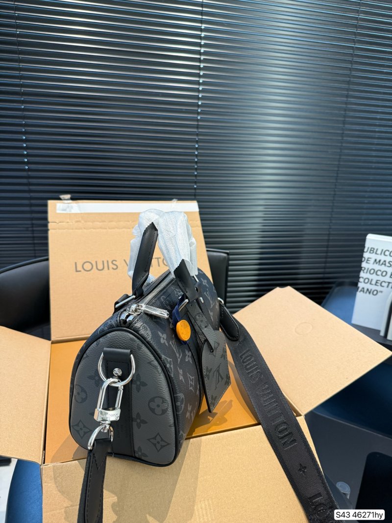 Louis Vuitton Monogram Keepall Nano Pillow Bag Black view